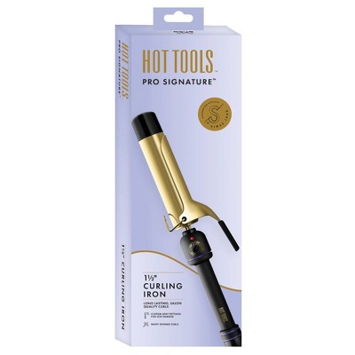 Hot Tools Pro Signature Gold Curling Iron 1 1/2" - Imperfect Box