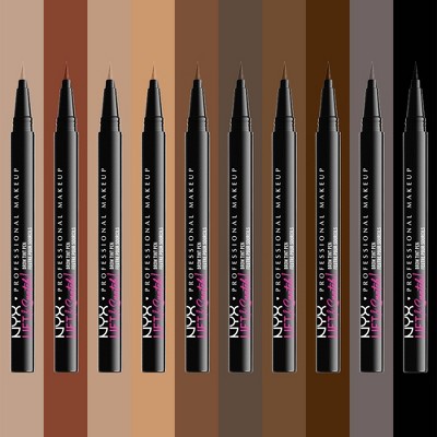 NYX Professional Makeup Lift N Snatch! Brow Tint Pen Black 0.03 fl oz - Imperfect Box