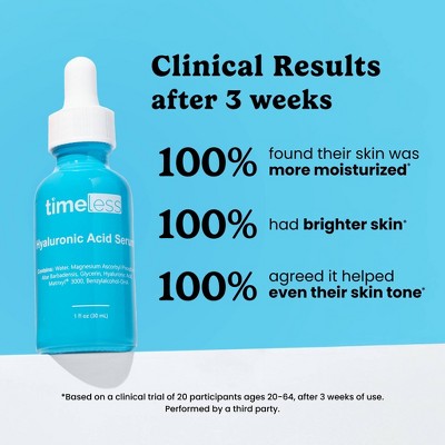 Timeless Skin Care Vitamin C + Peptides + Hyaluronic Acid Serum 1 fl oz - Imperfect Box