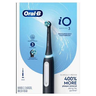 Oral-B iO3 Electric Toothbrush Black - Imperfect Box