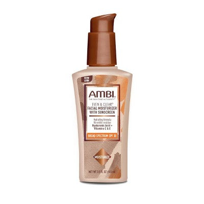 AMBI Even and Clear Daily Facial Moisturizer SPF 30 3.5 fl oz - Imperfect Container
