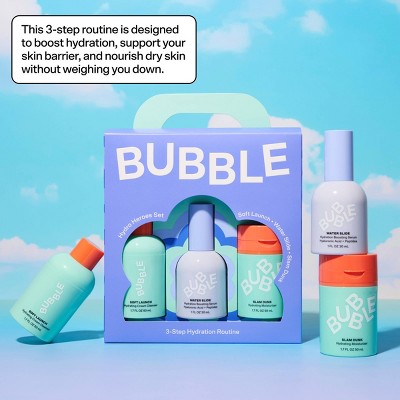 Bubble Skincare Hydro Heroes 3-Step Hydration Routine Kit - Missing Box