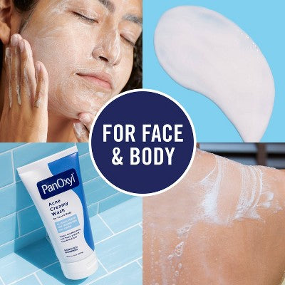 PanOxyl 4% Benzoyl Peroxide Acne Creamy Wash for Face & Body 6oz - Missing Box