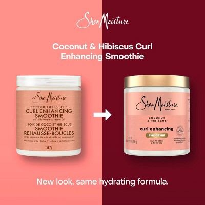 SheaMoisture Coconut and Hibiscus Curl Enhancing Smoothie For Thick Curly Hair 20oz - New