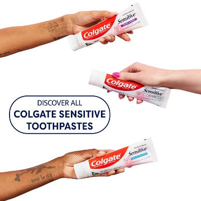 Colgate Sensitive Toothpaste Maximum Strength with Whitening Fresh Mint Gel 6oz/3pk - Imperfect Box