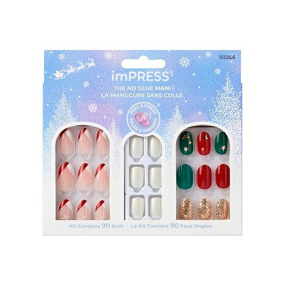 imPRESS Press-On Manicure Holiday Gift Set No 03 - Imperfect Box