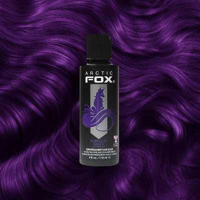 Arctic Fox Semi-Permanent Hair Color Dye Purple 4 fl oz - Imperfect Container