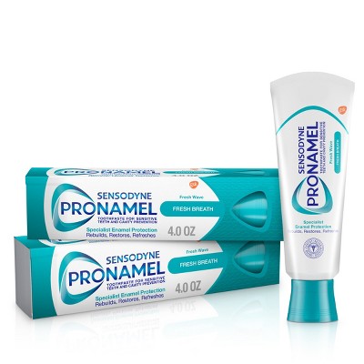 Sensodyne Pronamel Fresh Breath  Toothpaste Fresh Wave 2pk /4oz - Imperfect Box