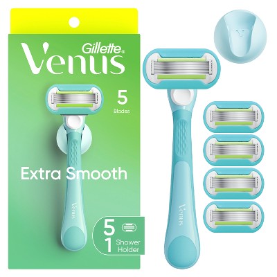 Venus Extra Smooth Value Pack Women's Razor + 5 Razor Blade Refills - Imperfect Box