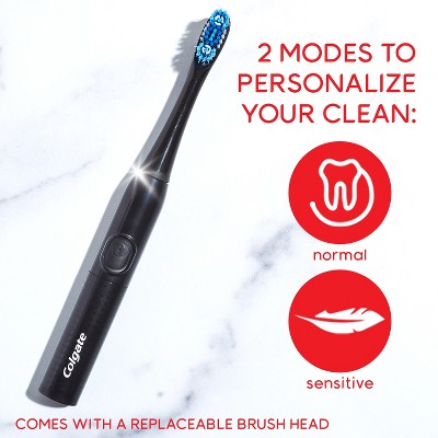 Colgate Optic White Pro Series Sonic Battery Powered Toothbrush Black - Imperfect Box