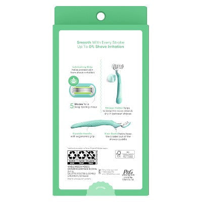 Venus Extra Smooth Pink Women's Razor + 2 Razor Blade Refills - Imperfect Box