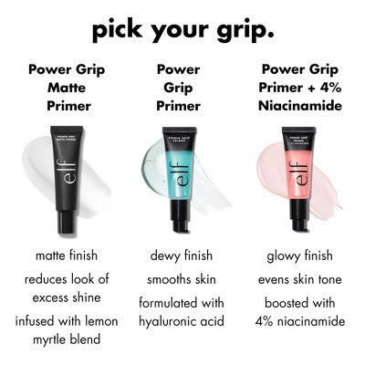 e.l.f. Power Grip Matte Primer 0.87 fl oz - Imperfect Box