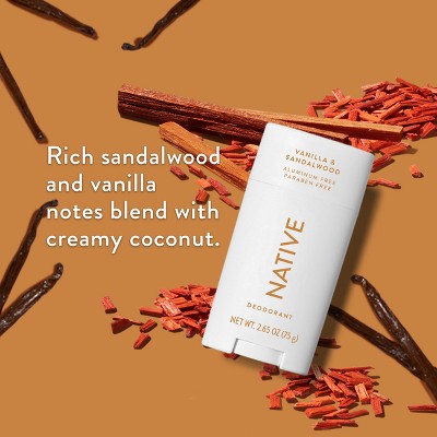 Native Solid Deodorant Vanilla & Sandalwood 2.65oz - Imperfect Container