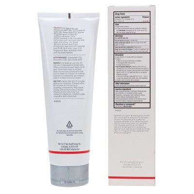 EltaMD UV Sport Broad Spectrum SPF 50+ Body Sunscreen 8 oz - Imperfect Box