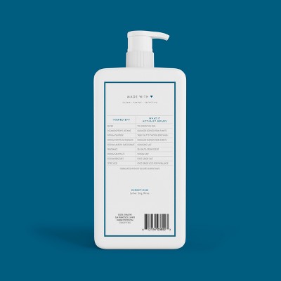 Native Body Wash Sea Salt & Cedar with Pump 36 fl oz - New