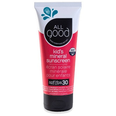 All Good Kids Sunscreen Lotion Water Resistant SPF 30 3oz - Imperfect Container