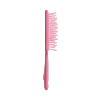 UNbrush Detangler Hair Brush Pastel Rose Dark Pink - Imperfect Box