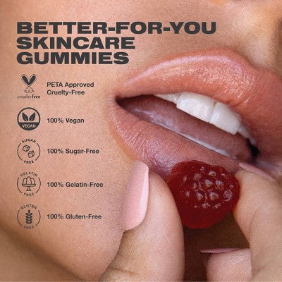 Imarais Beauty Glow Skincare Gummies Vegan and Sugar-Free 30ct - Imperfect Container