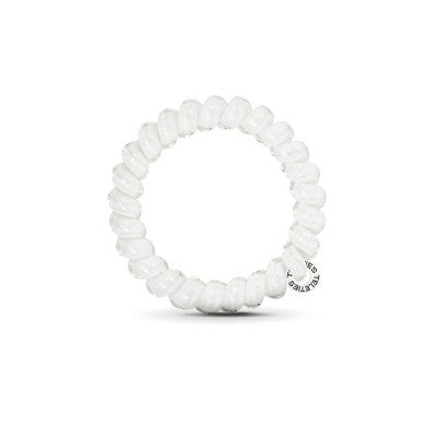 TELETIES Large Hair Ties 3pc Coconut White - Imperfect Box