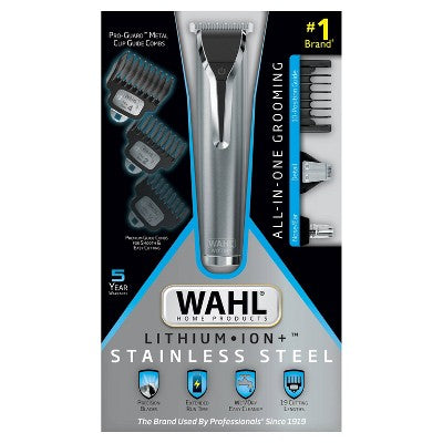 Wahl Lithium Ion All In One Stainless Steel Cordless Electric - Imperfect Box