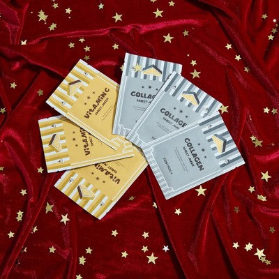 TONYMOLY Vitamin C & Collagen Sheet Mask Gift Set House of Masks 6ct - New
