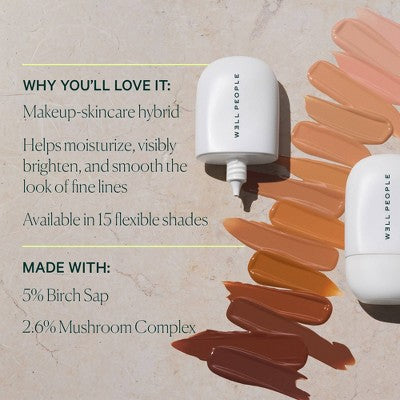 Well People Skinforia Serum Foundation 24 Light Medium Neutral 50ml - Imperfect Box