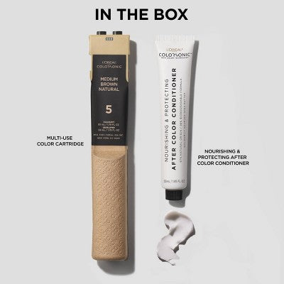 L'Oreal Paris Colorsonic Permanent Hair Color Cartridge Very Light Blonde Natural 10 - Imperfect Box