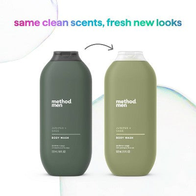 Method Men Body Wash Juniper Sage 18 fl oz - New