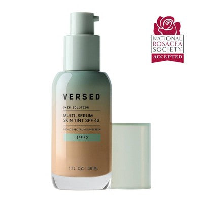 Versed Skin Solution Multi-Serum Skin Tint Foundation SPF 40 6O 1 fl oz - Imperfect Container