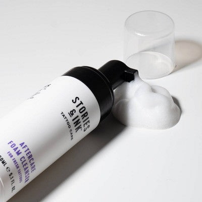 Stories & Ink Repairing Aftercare Foaming Body Cleanser 5.07 fl oz - imperfect Box