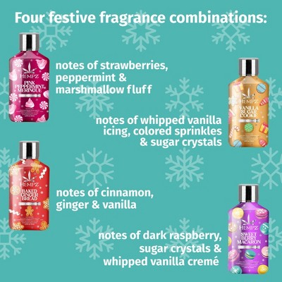 Hempz Limited Edition Moisturizing Body Lotion Gift Set Sugar & Spice 9 fl oz/4pk - New