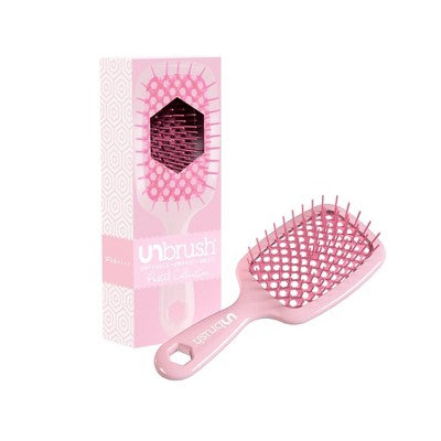 UNbrush Detangler Hair Brush Peony Light Pink - Imperfect Box