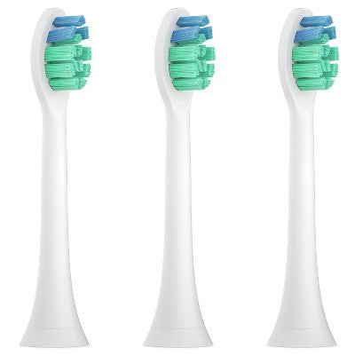 Anti-Plaque Sonic Brush Heads 3ct Up&Up - Imperfect Box