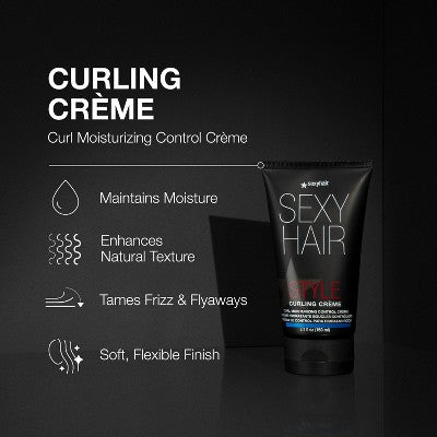 Sexy Hair Curly Sexy Curling Creme 5.1 fl oz - New