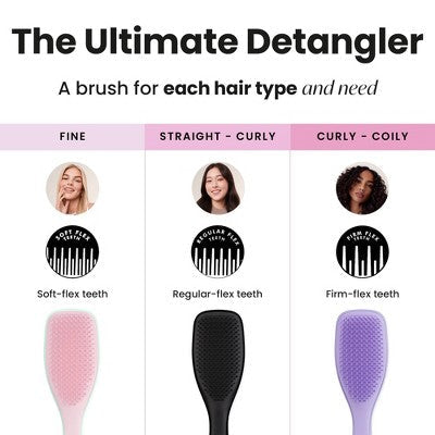 Tangle Teezer Ultimate Detangler Hair Brush Black - Imperfect Box