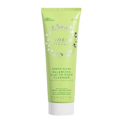 Lumene Nordic Clear Tyyni Balancing Clay-to-Foam Cleanser 4.2 fl oz - New - Osadia Concept Store