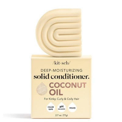 Kitsch Coconut Oil Deep-Moisturizing Solid Conditioner Bar 2.7oz - Imperfect Box