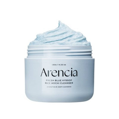 Arencia Rice Mochi Cleanser Fresh Blue Hyssop 4.23oz - New