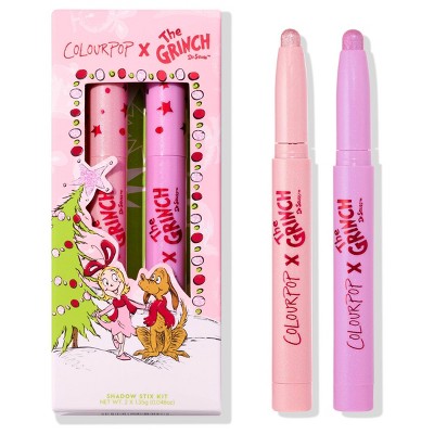 ColourPop x How the Grinch Stole Christmas Shadow Stick Duo  0.15oz - Imperfect Box