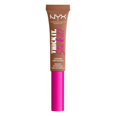 NYX Professional Makeup Thick It Stick It Brow Gel Mascara Auburn 0.03 fl oz - Imperfect Box