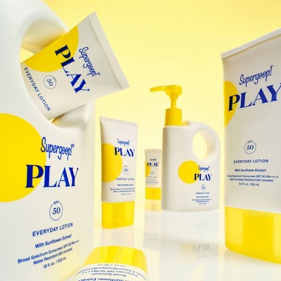 Supergoop! PLAY Everyday Hydrating Body & Face Sunscreen Lotion SPF 50 2.4 fl oz - Imperfect Container