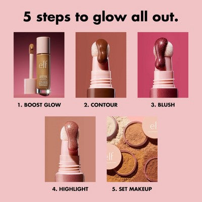 e.l.f. Halo Glow Liquid Filter Highlighter 8 Rich 1.06 fl oz - New