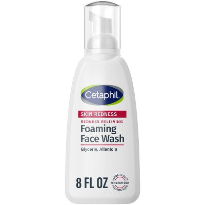 Cetaphil Foaming Face Wash Facial Cleanser for Redness Prone Skin 8 fl oz - New