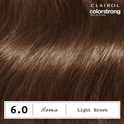 Clairol ColorStrong Permanent Hair Color Dye Kit 6 Light Brown - Imperfect Box