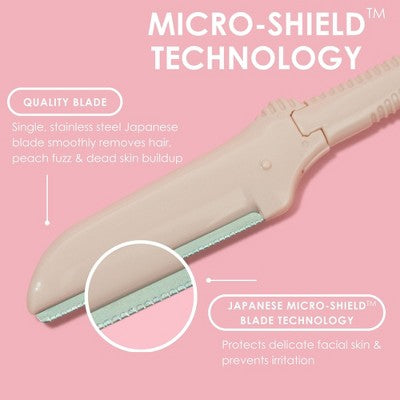 JAPONESQUE Precision Dermaplaner Facial Brush Razors 3ct - New - Osadia Concept Store