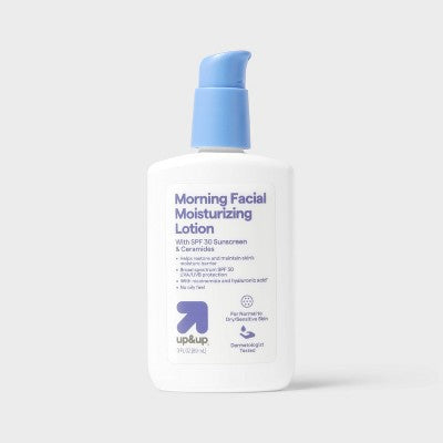 Morning Facial Moisturizing Lotion with Sunscreen SPF 30 3 fl oz up&up - Imperfect Box