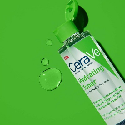 CeraVe Hydrating Toner Facial Toner for Normal to Dry Skin 6.8 fl oz - Small Amount Missing