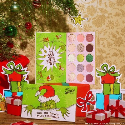 ColourPop x How the Grinch Stole Christmas 15 Pan Eyeshadow Palette 0.63oz - Missing Box