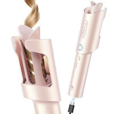 TYMO Curlgo Cordless Auto Curling Iron Pink 1" - Imperfect Box