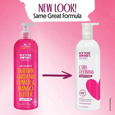 Not Your Mother's Naturals Curl Definition Hair Conditioner Tahitian Gardenia & Mango Butter 15.2 fl oz - New